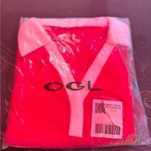 OGL Textured Knit Polo shirtsleeve M NEW